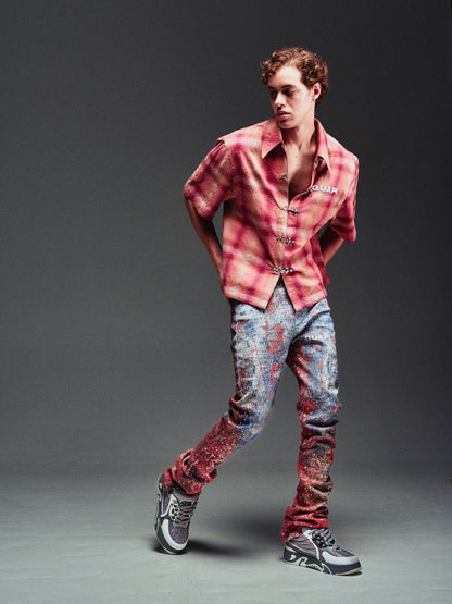 Desert Rose Plaid Shirt