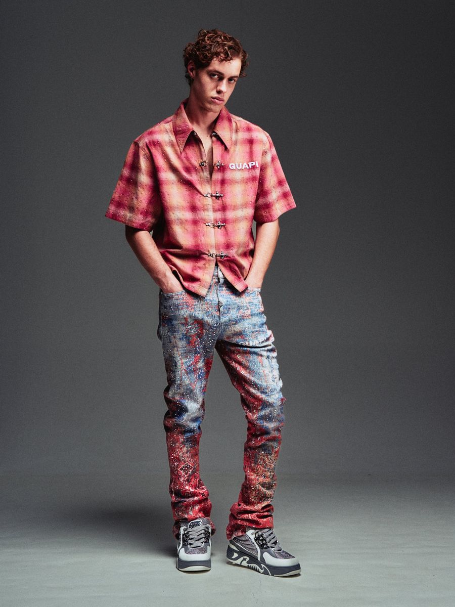 desert rose plaid shirt