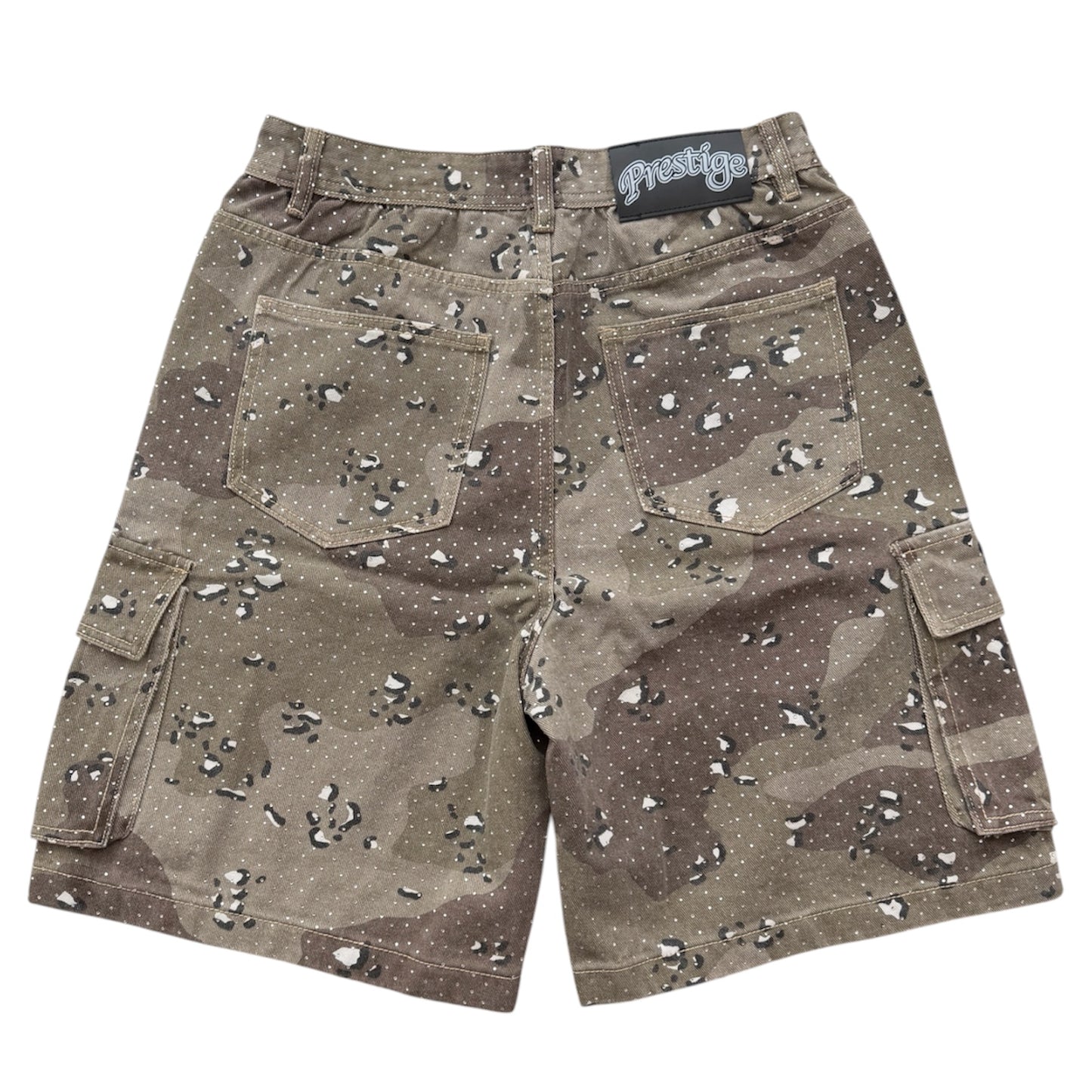 rhinestone camo shorts