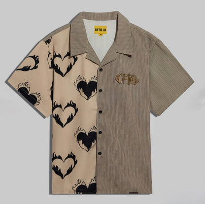 GFTD LA “Hearts on Fire” Button Up