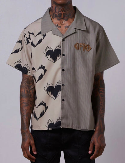 GFTD LA “Hearts on Fire” Button Up