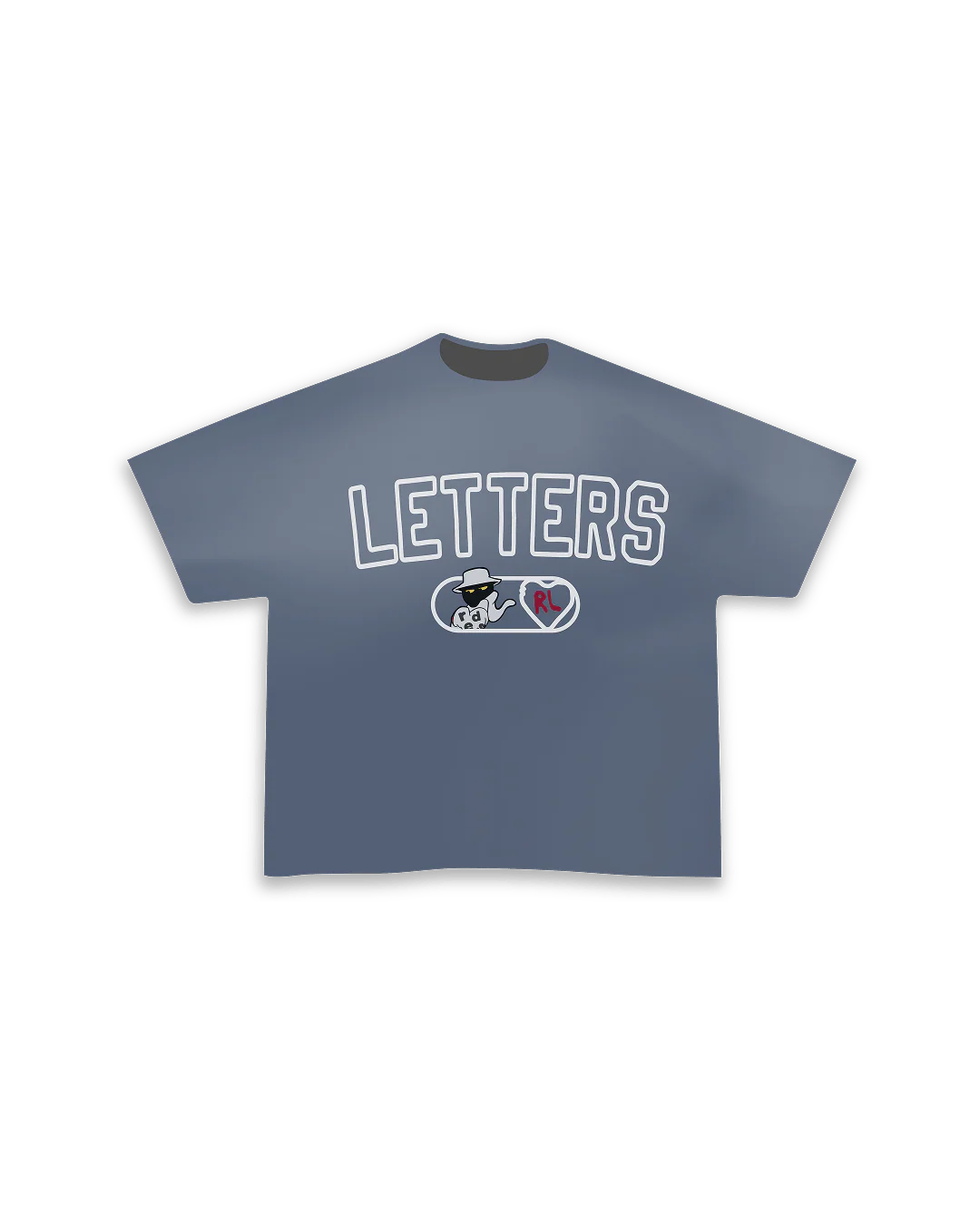 red letters “fred” tee