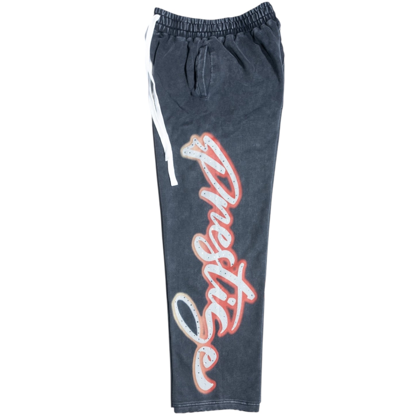 red rhinestone angel sweats