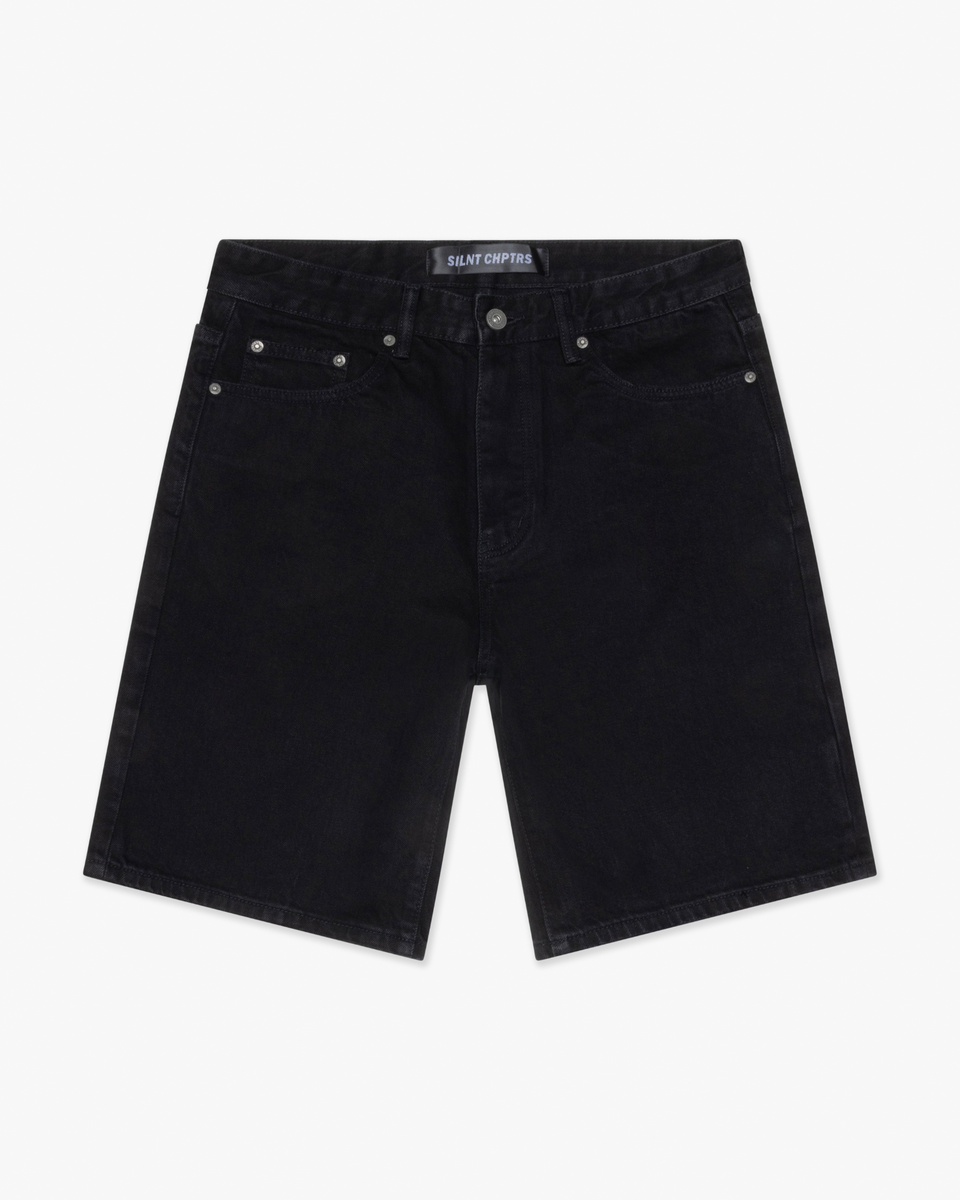 chptrs black washed shorts