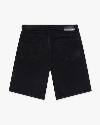 Chptrs Black Washed Shorts