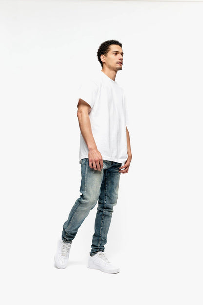 Chptrs Skinny Jeans Dark Blue Wash