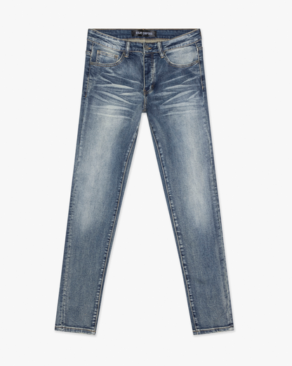 Chptrs Skinny Jeans Dark Blue Wash