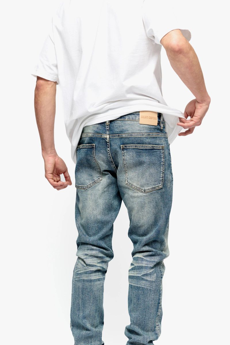 chptrs skinny jeans dark blue wash