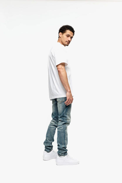 Chptrs Skinny Jeans Dark Blue Wash