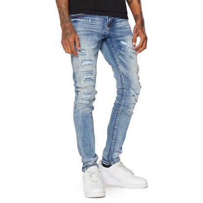 ESNTL LAB JEANS "HYBRID" DARK BLUE