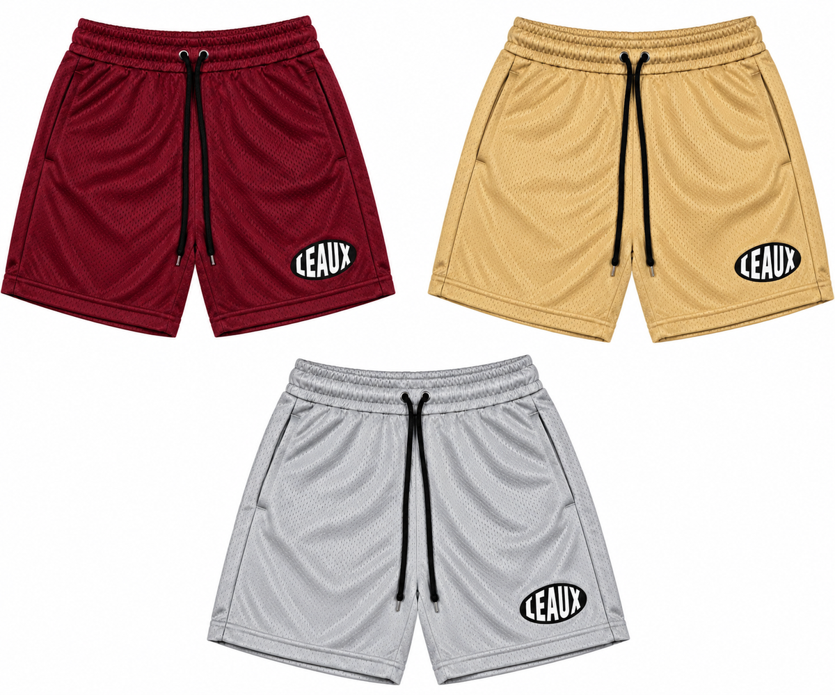 leaux mesh shorts