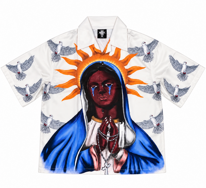 See No Evil Button Up