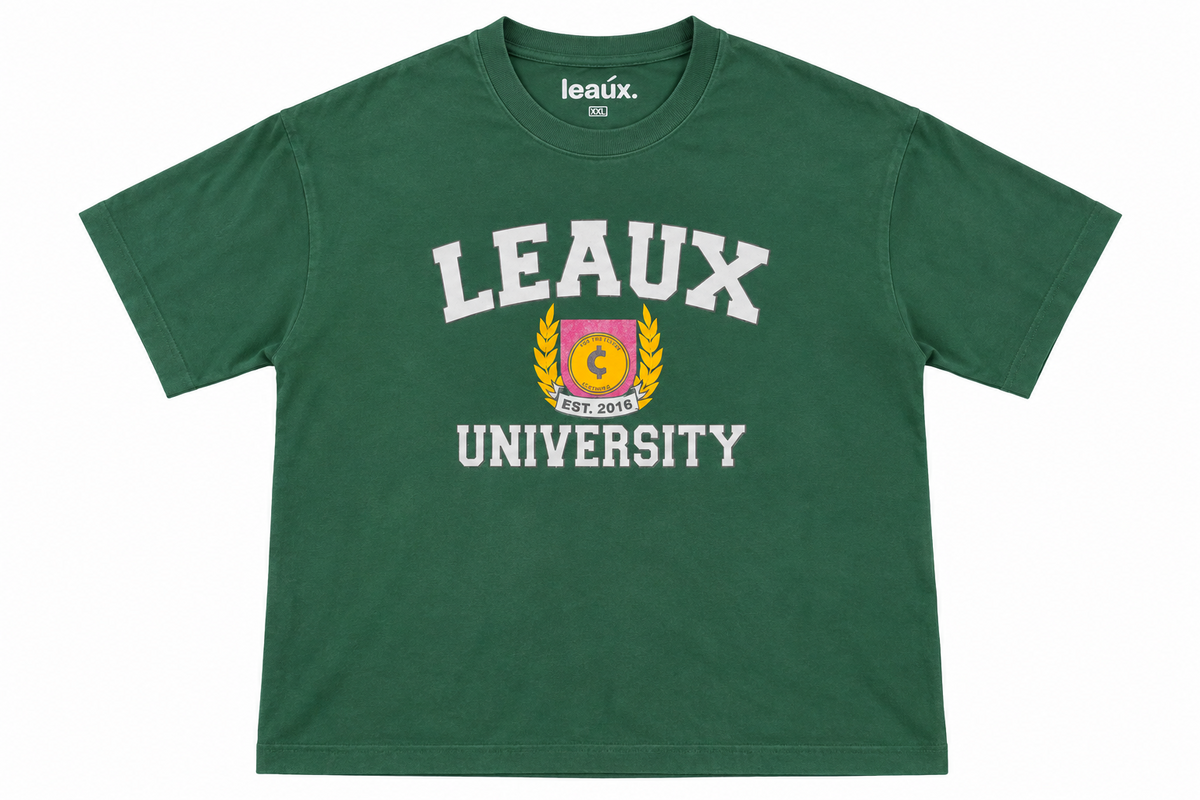 leaux university tee