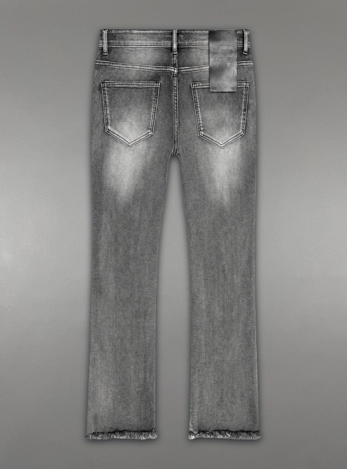 politics jeans - grey wash - stacked fit