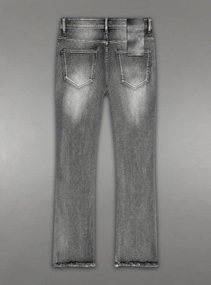 Politics Jeans - Grey Wash - Stacked Fit