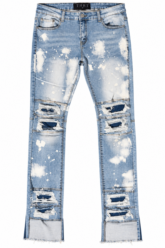 Thrt Blue Stacked Jeans