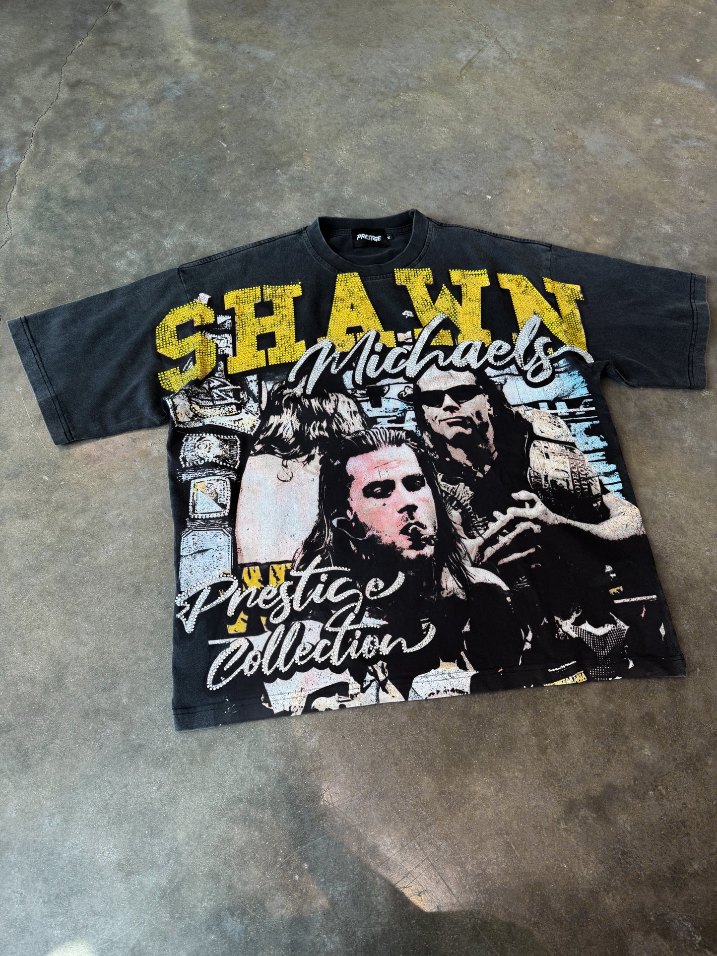 shawn michaels rhinestone tee