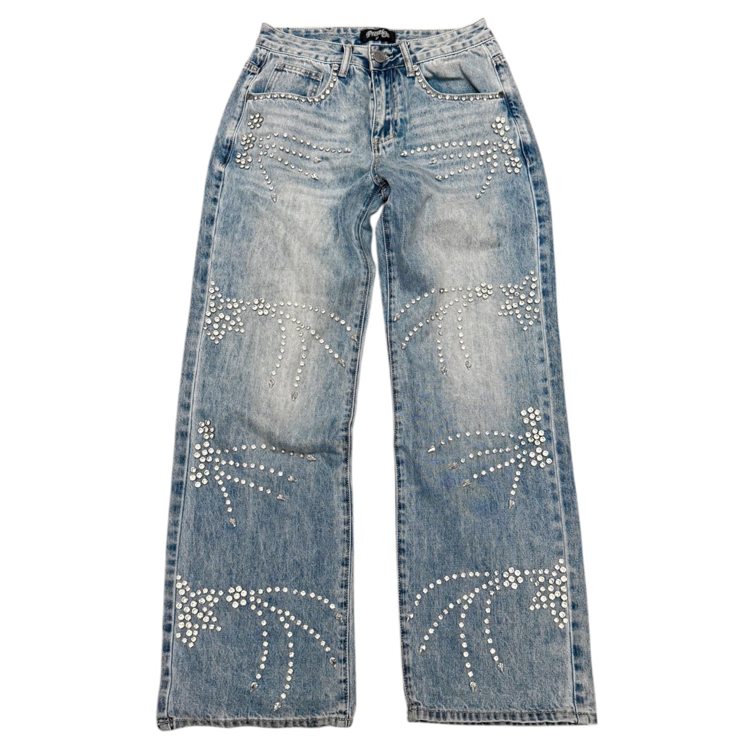 crystal cascade denim