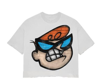 dexter cropped tee