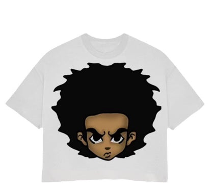 Huey Boondocks Cropped Tee