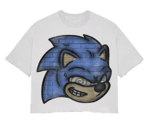 sonic cropped tee