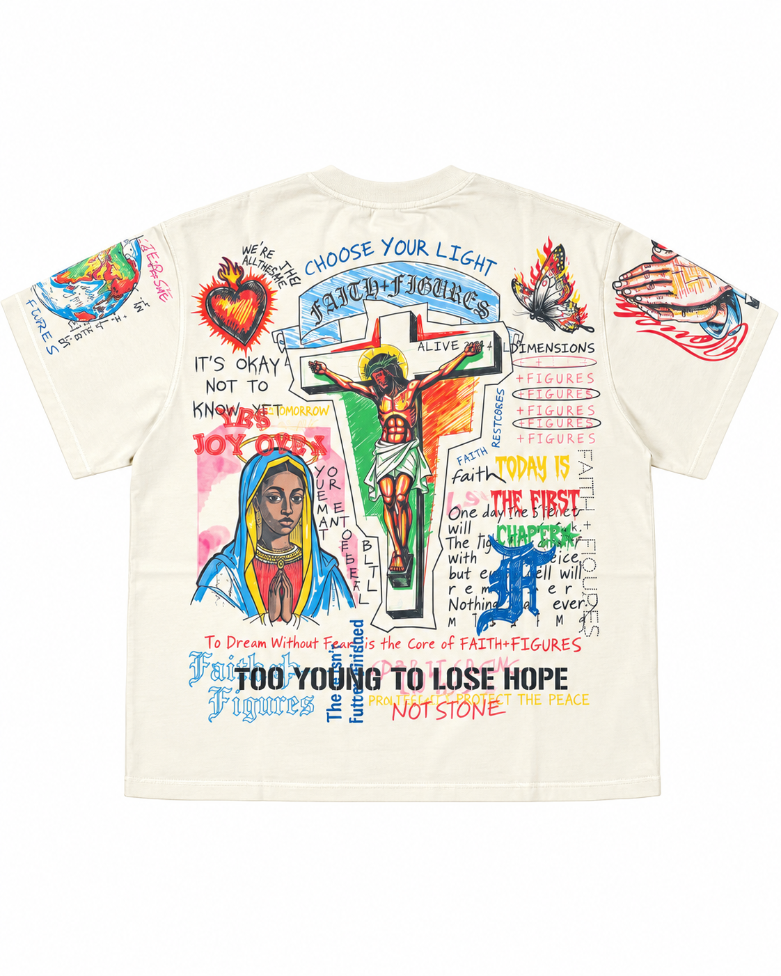 faith and figures yearbook tee