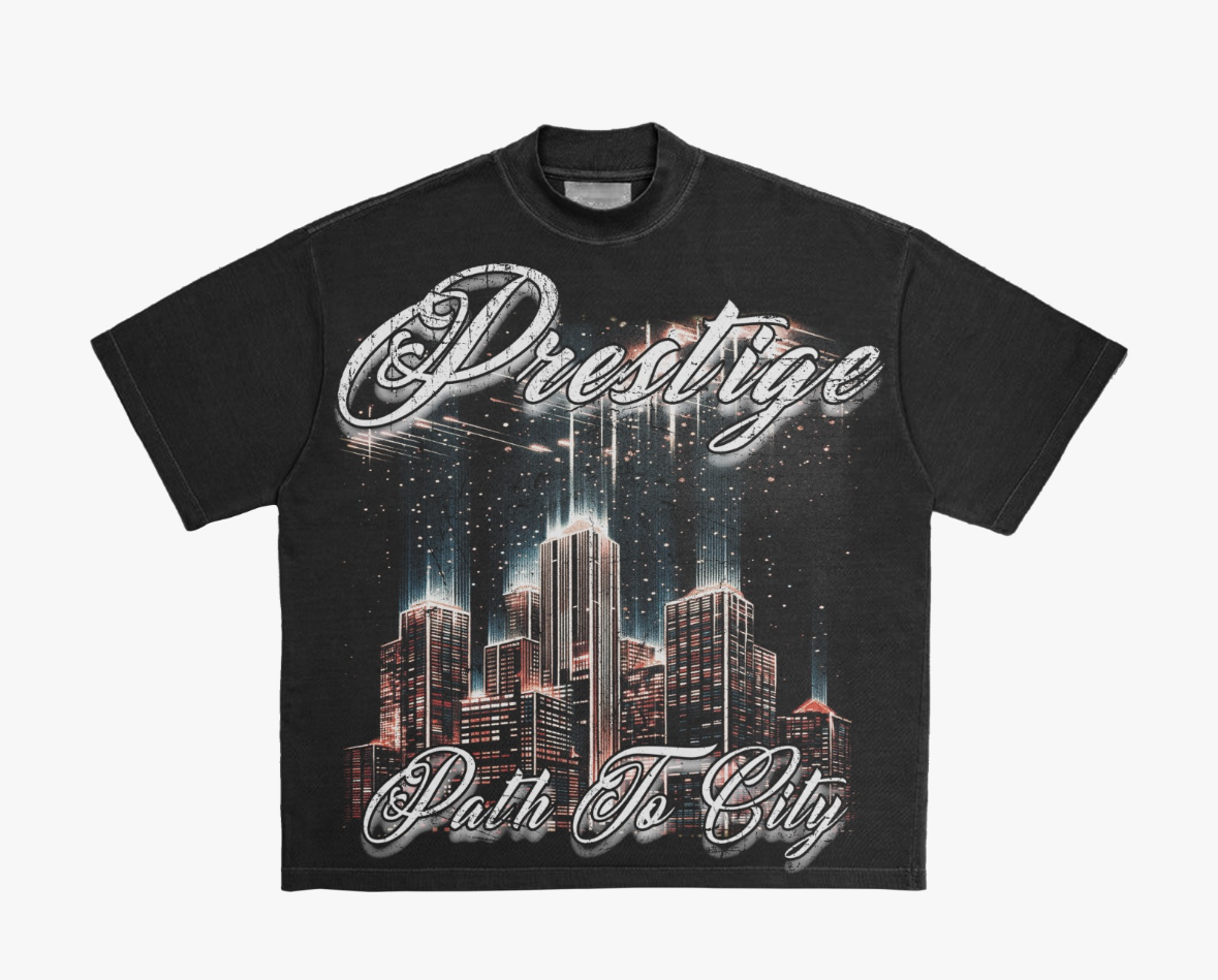 path to the city rhinestone tee