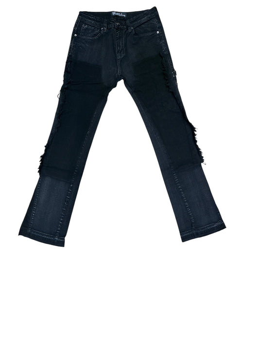 KAJ Black Flare Denim