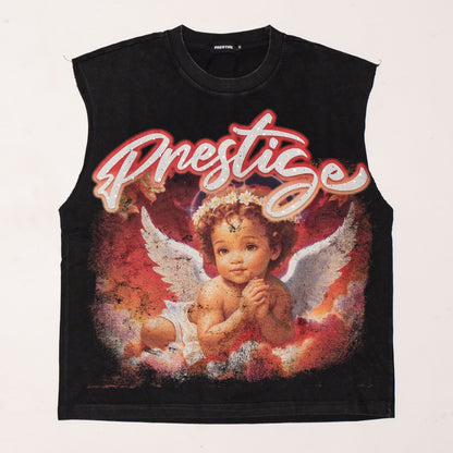 Rhinestone Angel Sleeveless Tee