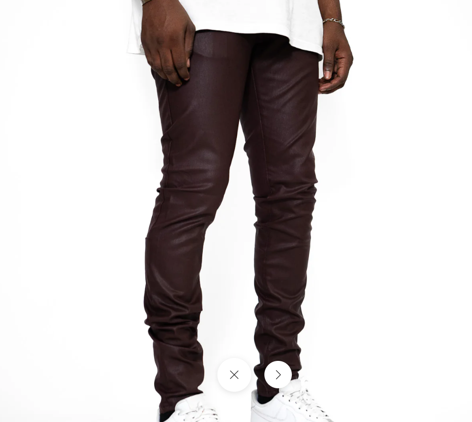 golden denim jeans