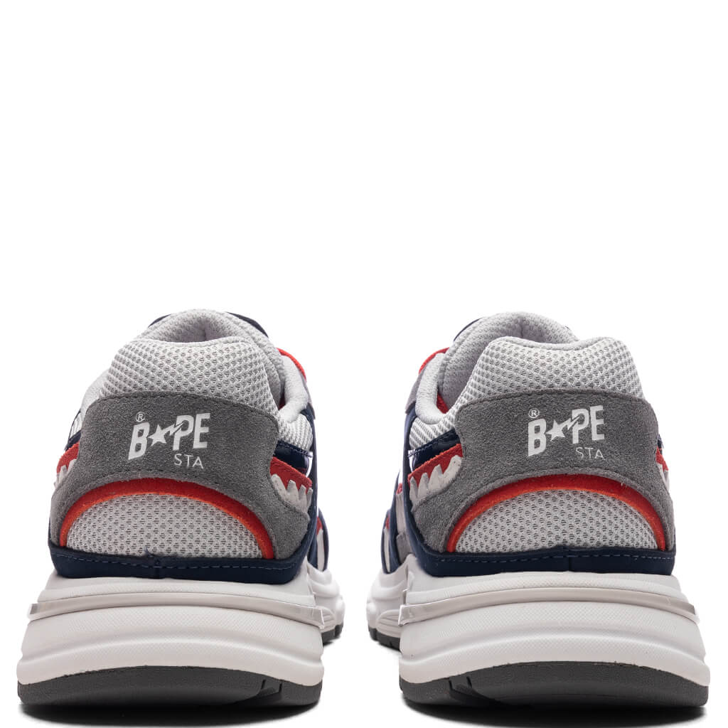 a bathing ape shark sta france m1 - navy