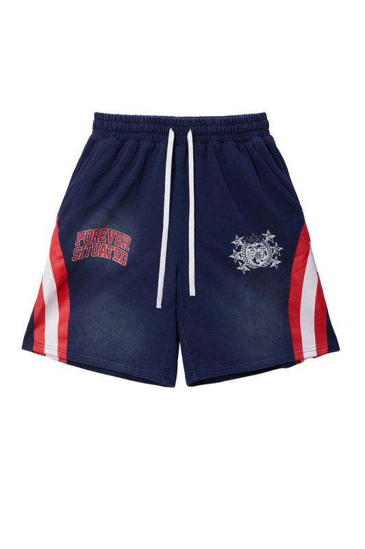 Blue Situated University Short