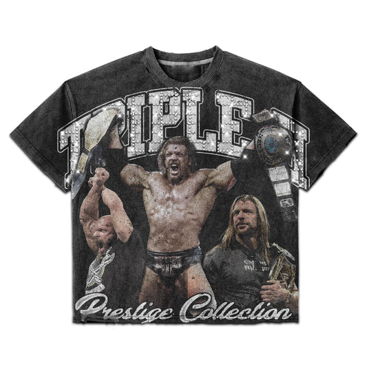 Triple H Rhinestone Tee