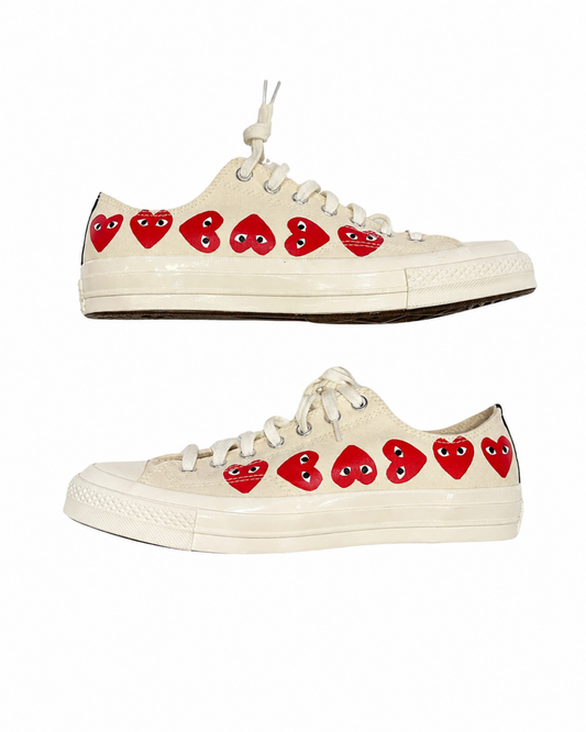 Converse x PLAY Comme Des Garcons "Egret"