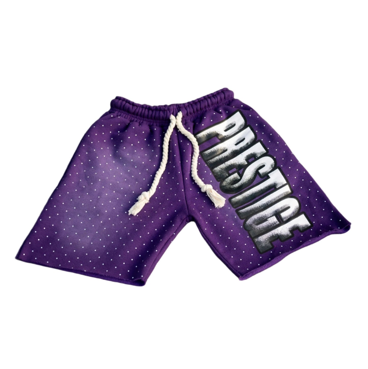 prestige rhinestone shorts