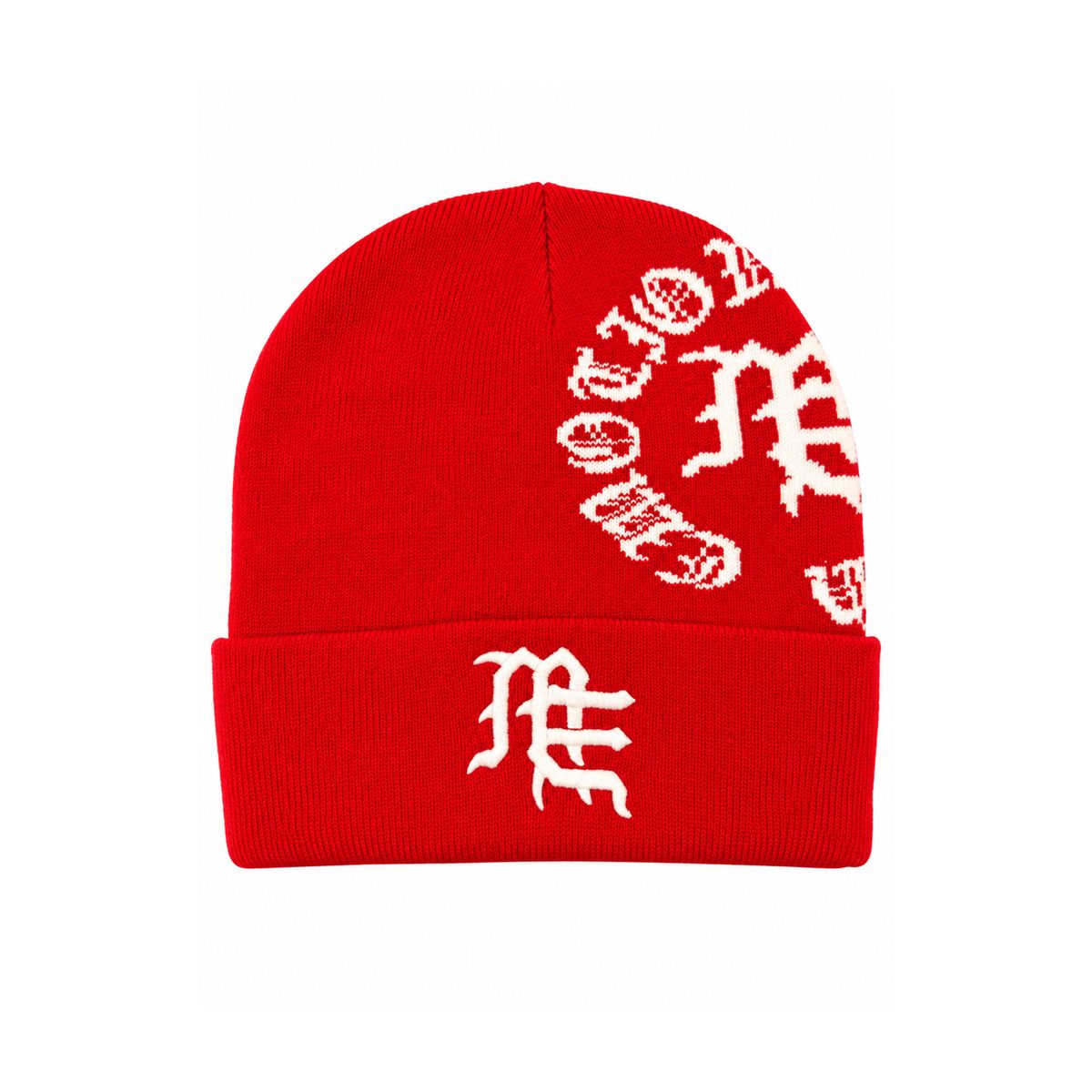 mixed emotion logo beanie