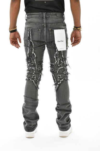 Vicious Cut Black Denim