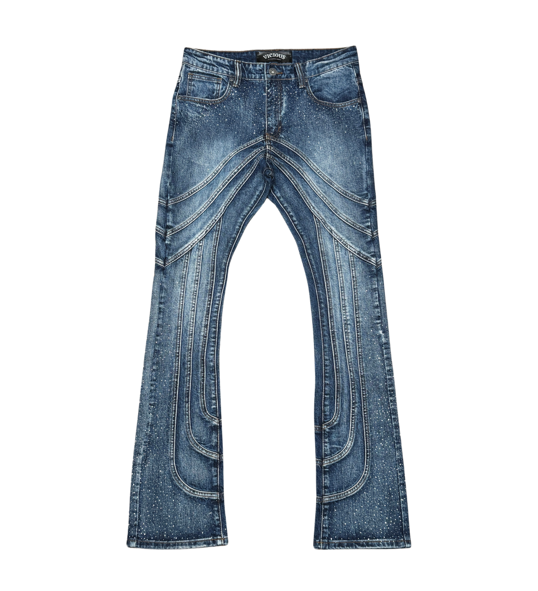 vicious rhinestone jean